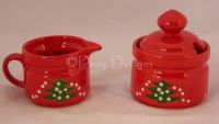 Waechtersbach CREAMER & SUGAR JAR Christmas Tree Box